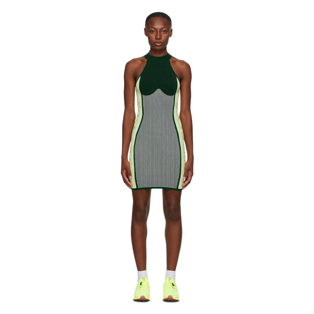 IVY PARK x ADIDAS • Knit Logo Dress in Dark Green - Picture 13 of 13